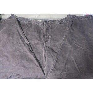 Cluett Peabody and Co Flat Front Brown Men's Casual Pant Cotton 40X32